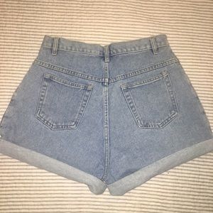 High waisted Jean shorts